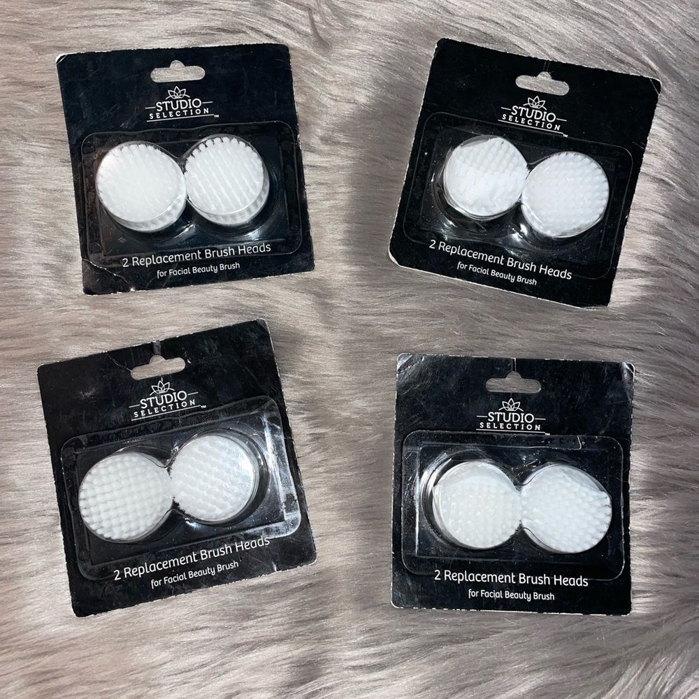 5 for‎ $25🔥4 Sets Of 2 Studio Selection Replacement Brush Heads- New